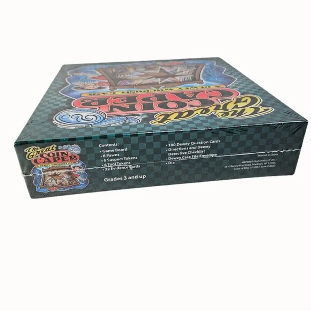The Great Coin Caper A Dewey Whodunit Game‎ Family Game Night Play Detective New